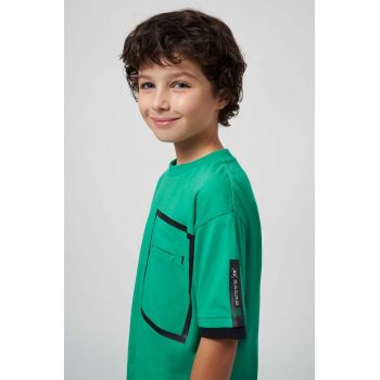 Mayoral tricou de bumbac pentru copii culoarea verde, cu imprimeu