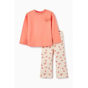 zippy compleu bebe culoarea portocaliu