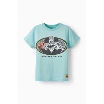 zippy tricou de bumbac pentru copii culoarea turcoaz, cu imprimeu de firma original