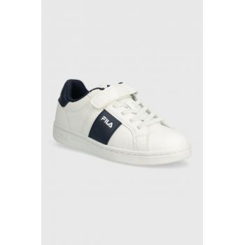 Fila sneakers pentru copii CROSSCOURT LINE velcro culoarea albastru marin