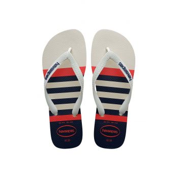 Havaianas slapi TOP femei, culoarea bej, cu toc plat, 4137126.6349 ieftini