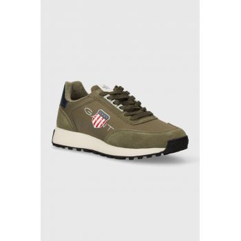 Gant sneakers Garold culoarea verde, 28633878.G706