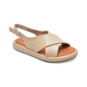 Sandale casual GRYXX bej, 25861, din piele naturala