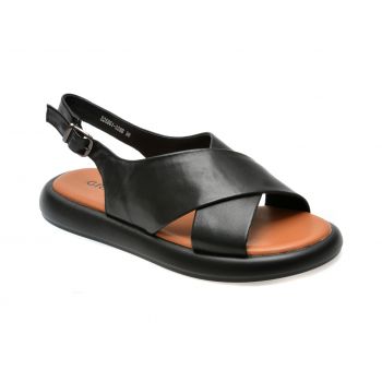 Sandale casual GRYXX negre, 25861, din piele naturala ieftine