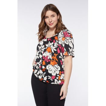 Bluza cu model floral