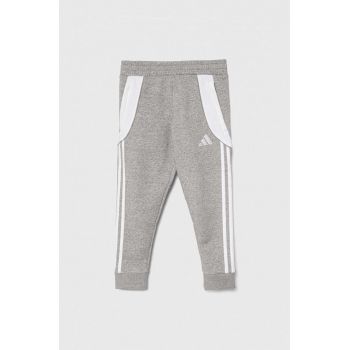 adidas Performance pantaloni de trening pentru copii TIRO24 SWPNTY culoarea gri, melanj