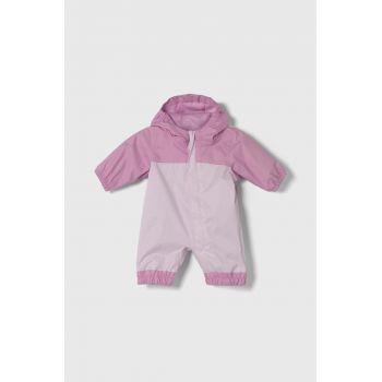 Columbia combinezon bebe Critter Jumper Rain culoarea roz