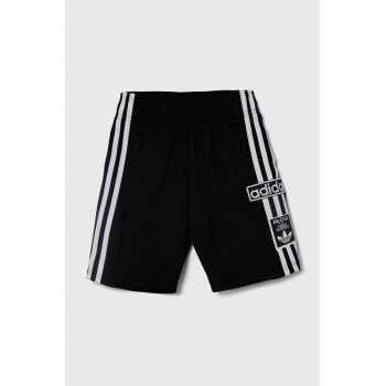 adidas Originals pantaloni scurti copii culoarea negru, talie reglabila