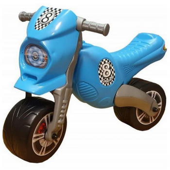 Motocicleta Copii  Doua Roti  Cross 8 Motor  Albastru