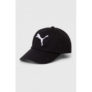 Puma șapcă din bumbac pentru copii ESS Cap Jr-Big Cat culoarea negru, cu imprimeu