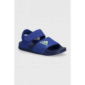adidas sandale copii ADILETTE SANDAL K culoarea albastru marin ieftine