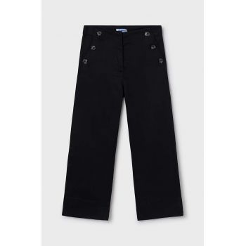 Mayoral pantaloni copii culoarea negru, neted