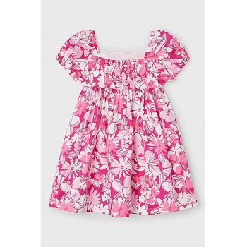 Rochie evazata cu imprimeu floral la reducere