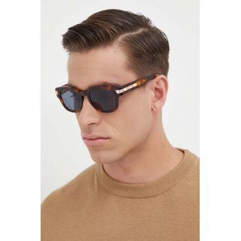 Gucci ochelari de soare barbati, culoarea maro de firma originali