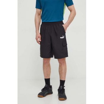 Puma pantaloni scurți bărbați, culoarea negru, 679731