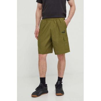 Puma pantaloni scurți bărbați, culoarea verde, 679731