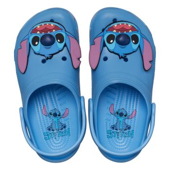 Saboti Crocs Classic Disney Stitch Clog Kids Albastru - Oxygen