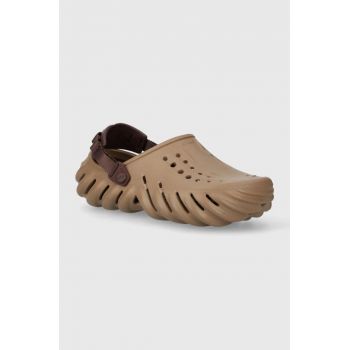 Crocs papuci X - (Echo) Clog culoarea maro, 207937