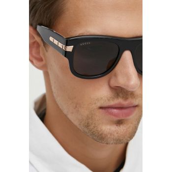 Gucci ochelari de soare barbati, culoarea negru, GG1517S de firma originali