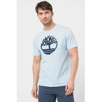 Tricou de bumbac cu logo Kennebec River Tree