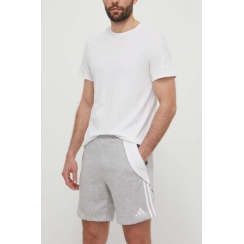 adidas Performance pantaloni scurți de antrenament Tiro 24 culoarea gri, melanj, IR9308 de firma originali