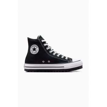 Converse tenisi Chuck Taylor All Star City Trek femei, culoarea negru, A06776C