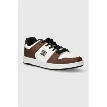 DC sneakers culoarea maro