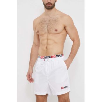 Diesel pantaloni scurți de baie culoarea alb A13460.0INAI