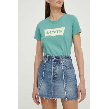 Levi's fustă din denim mini, creion