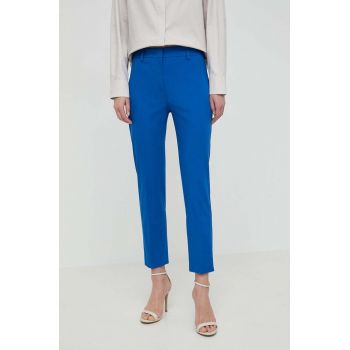 Weekend Max Mara pantaloni femei, fason tigareta, high waist 2415130000000