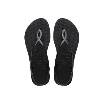 Havaianas sandale LUNA FLATFORM femei, culoarea albastru marin, 4148600.0090