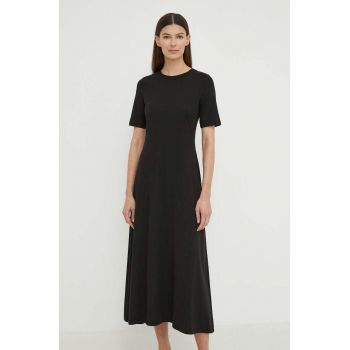 Marc O'Polo rochie culoarea negru, maxi, evazati