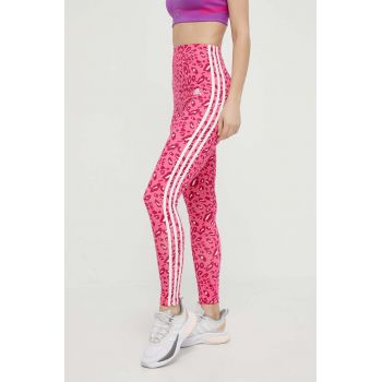 adidas colanti femei, culoarea roz, modelator, IS2151