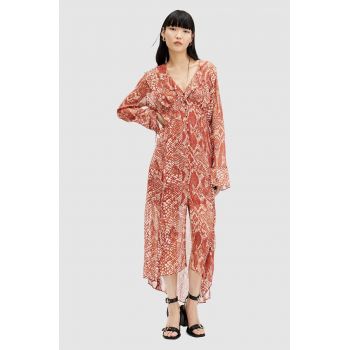 AllSaints rochie LIANA WAIMEA DRESS maxi, evazati, WD559Z