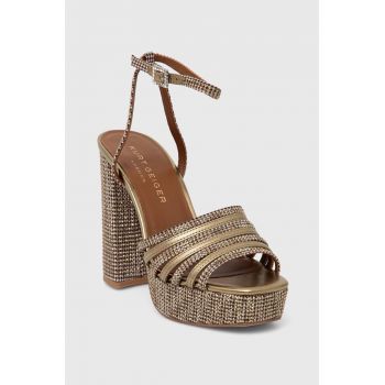 Kurt Geiger London sandale Pierra Platform Sandal culoarea auriu, 8882268619