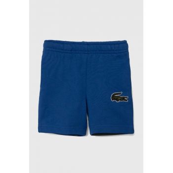 Lacoste pantaloni scurți din bumbac pentru copii talie reglabila