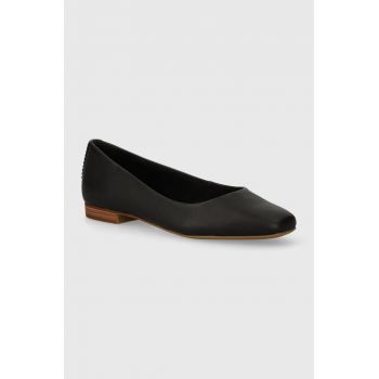 Toms balerini de piele Briella culoarea negru, 10020813