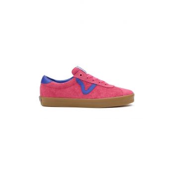 Vans tenisi din piele intoarsa Sport Low culoarea roz, VN000CQRCHL1