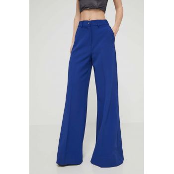 Blugirl Blumarine pantaloni femei, lat, high waist RA4129.T3191