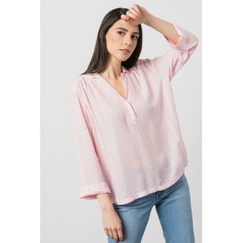 Bluza cu model in dungi si maneci cazute