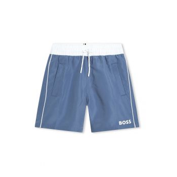 Pantaloni scurti de baie cu detaliu logo