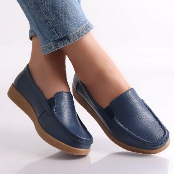 Pantofi dama casual Bleumarin piele naturala Danina