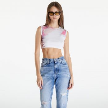 Calvin Klein Jeans Cropped Tank Top White ieftin