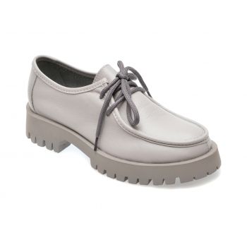 Mocasini casual GRYXX gri, BL2827, din piele naturala