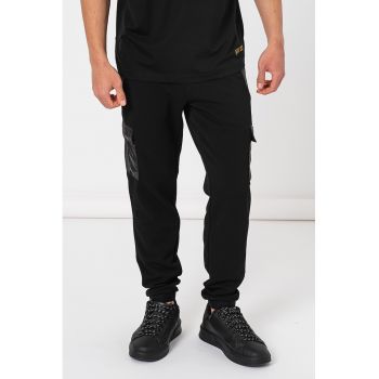 Pantaloni cargo de trening cu snur