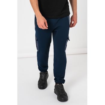 Pantaloni cargo de trening cu snur