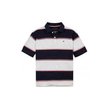 Tricou polo din bumbac pique