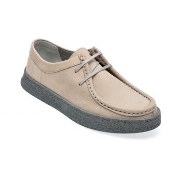 Mocasini casual GRYXX gri, M71802, din nabuc