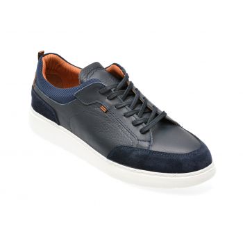 Pantofi casual GRYXX bleumarin, M0910, din piele naturala de firma originali