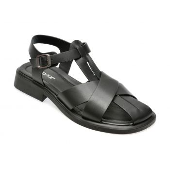 Sandale casual GRYXX negre, 1763595, din piele naturala